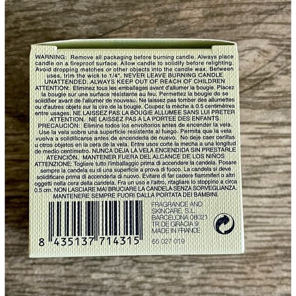 Prada Candle Infusion D’Iris Bougie Parfumee Iris Scent 1.6 oz / 45 grams NIB - Picture 6 of 10